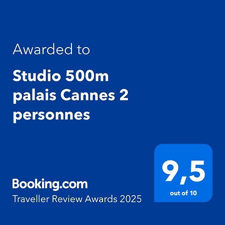 Studio 500M Palais Cannes 2 Personnes Luaran gambar